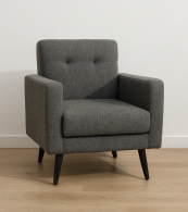 Velvet armchair